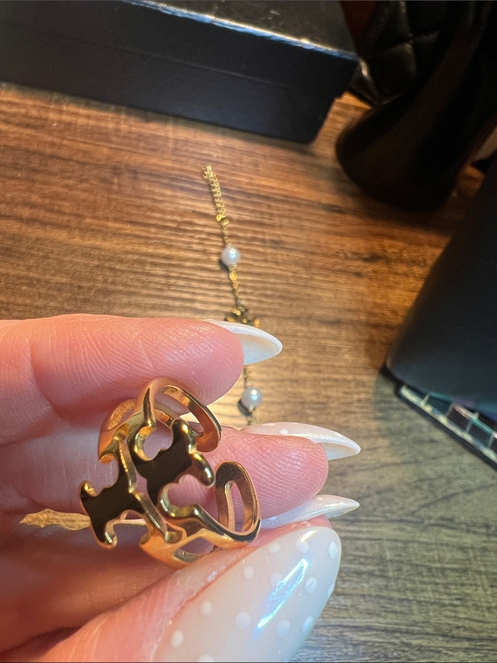 Gold Filigree Statement Ring - Gold